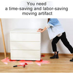 4 Pcs Iron Furniture Mover Tool Set