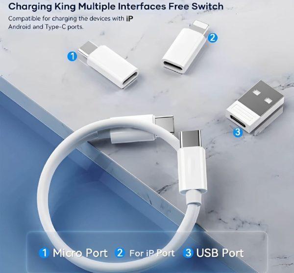 Multi Functioning Charging Cable Kit 60W