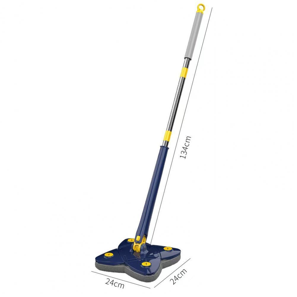 Blue Foldable Mop - 1 Pc Easy To Clean And Maintain