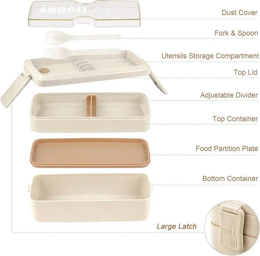 Bento Lunch Box for School Kids