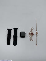 Smart Watch With 2 Strips + Analogue Watch and Bracelet for Ladies