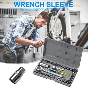 Stainless Tool Kit for Car & Bike | 40 Pcs