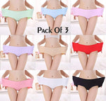 Lightweight Silky Underwear | Girls Silky Underwear | Undergarments | 3 in 1 Pack