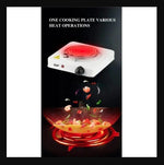 Rechargeable Electric Stove | Stainless Steel Design